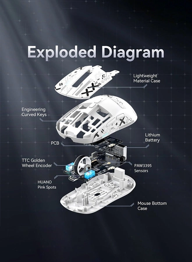 X6 Lightweight Gaming Mouse - Wireless