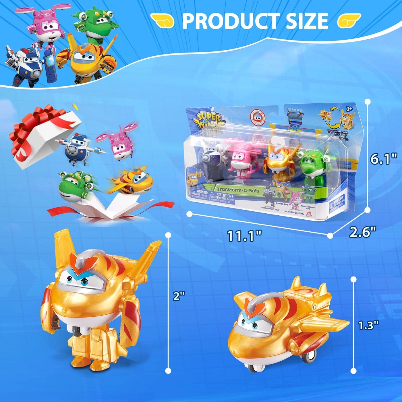 Supercharged Paul + Dizzy + Golden Boy + Mira - 4 pcs