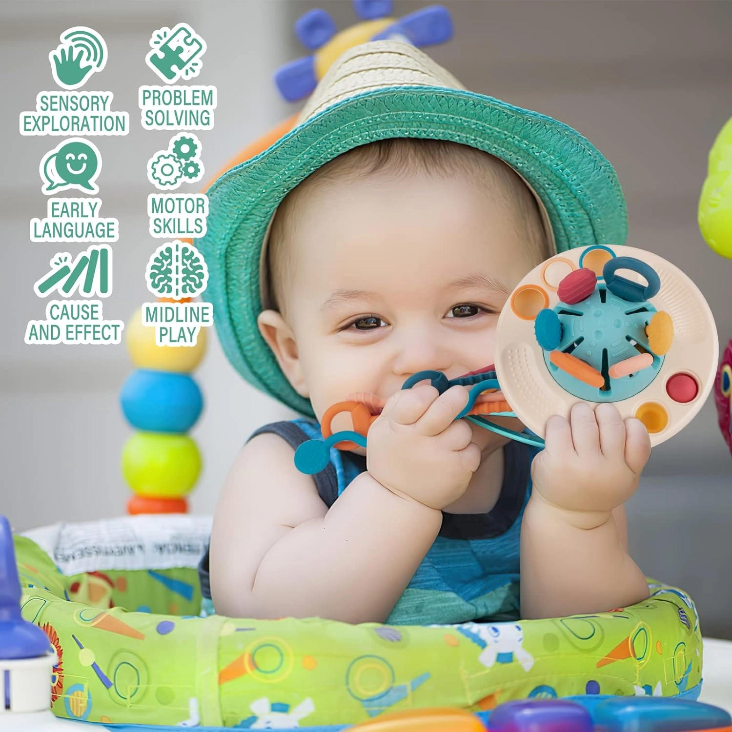Sensory Montessori Baby Silicone Toy - Suitable for 18 Months & above
