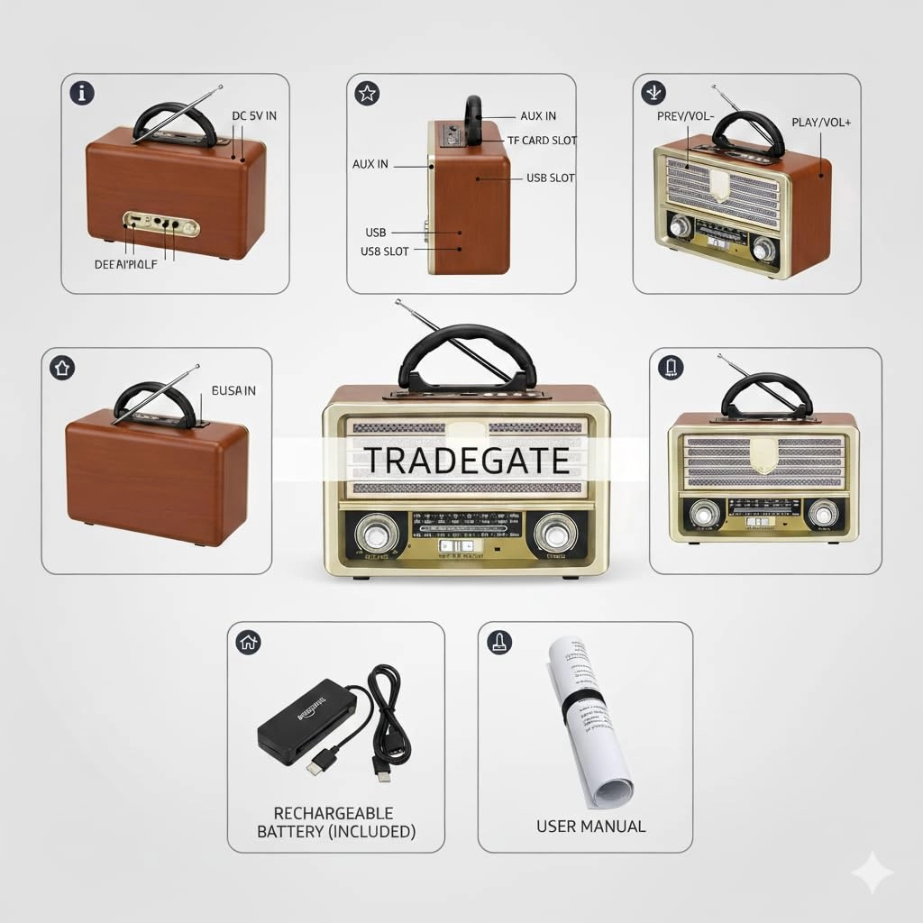 Portable Retro Radio