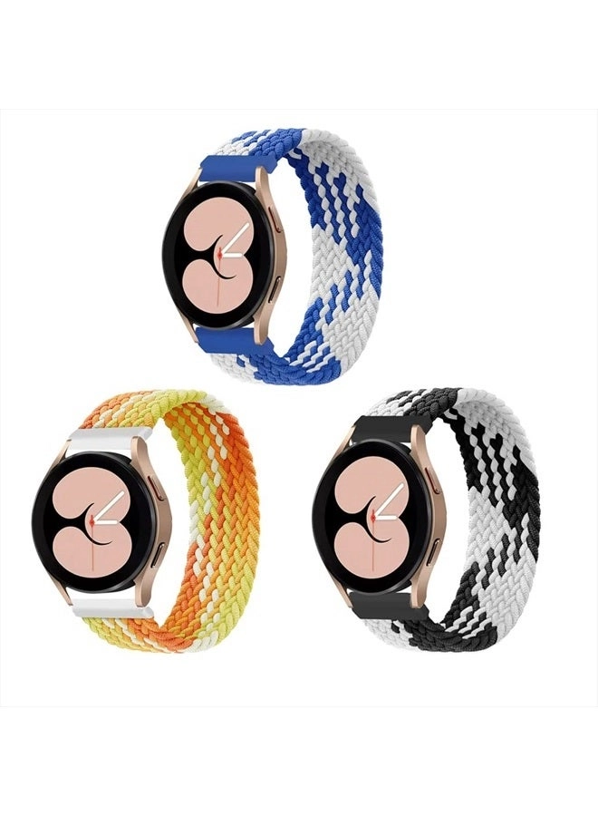 Nylon 20mm Watch Band for Samsung Galaxy Watch 5/5 Pro/4/4 Classic/3/Active (20mm)