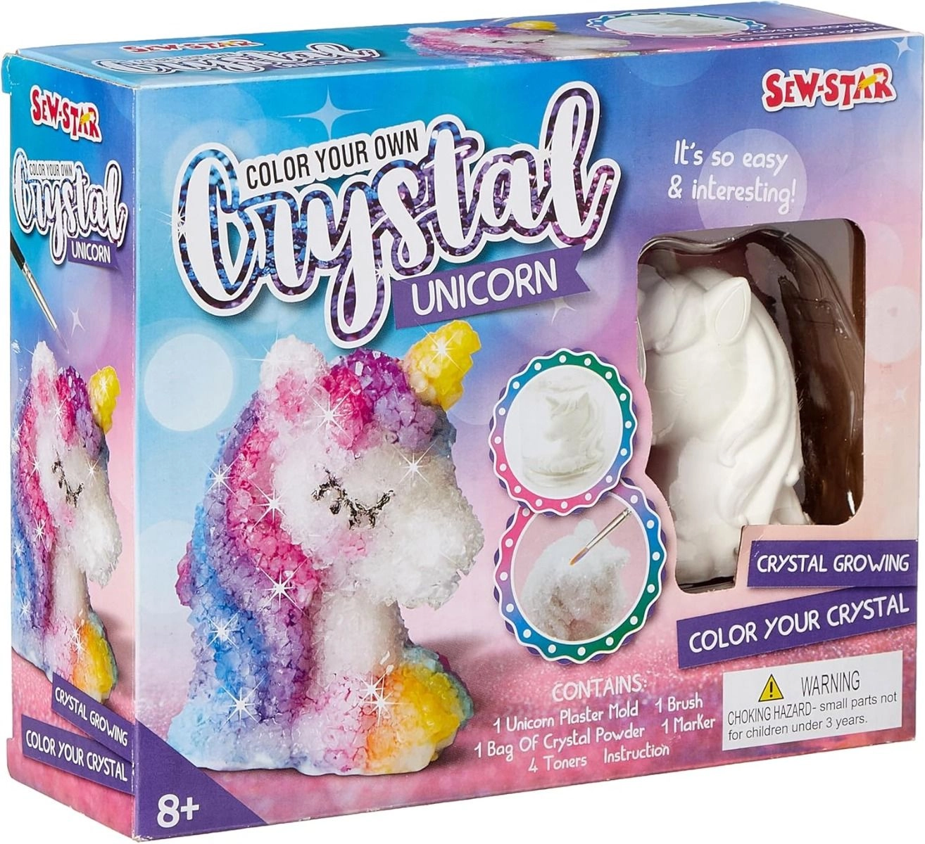 Sew Star Color Your Own Crystal Unicorn