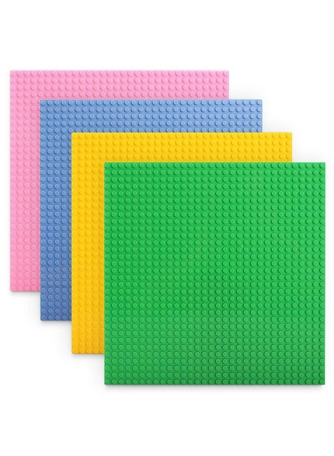 Classic Baseplates - Construction 4 pcs