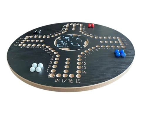 Board Game - 4 players black Wood