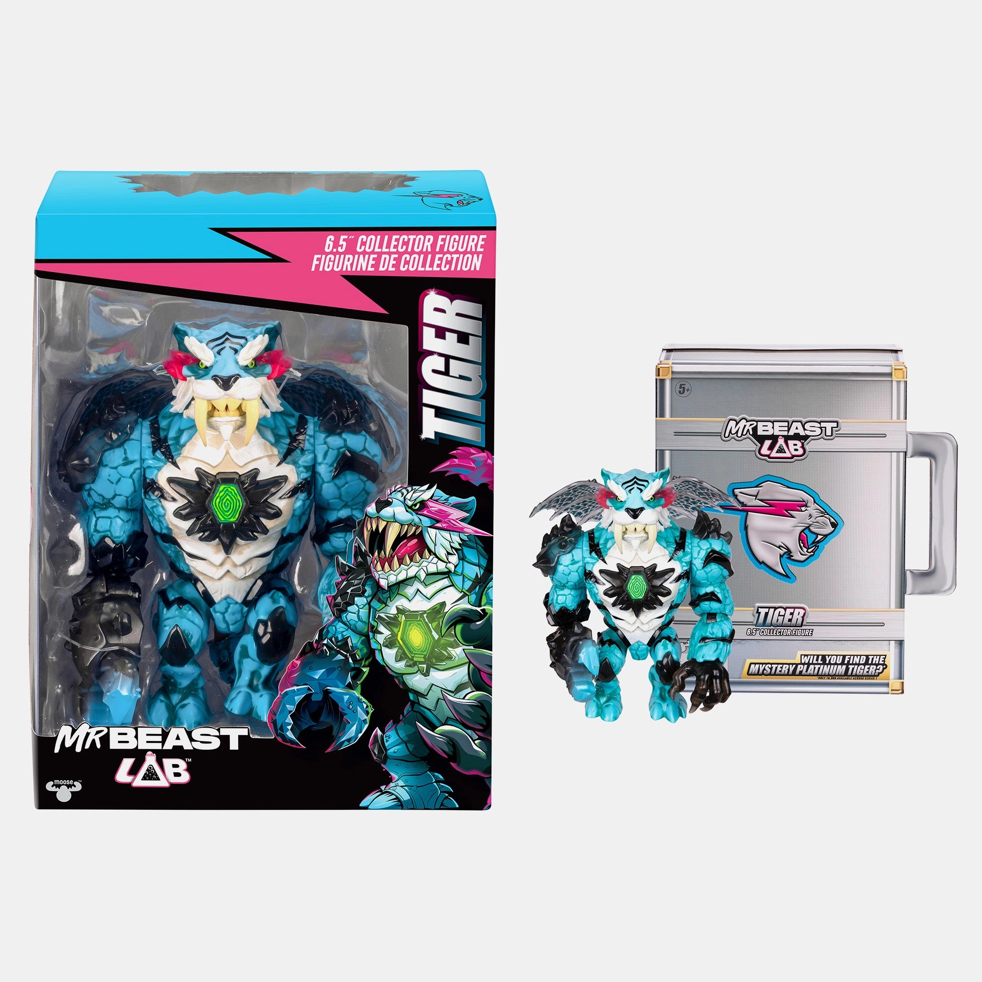 Mrbeast - Mr Beast Lab Collector Figure Tiger Edition (15.8 cm) (B328552)