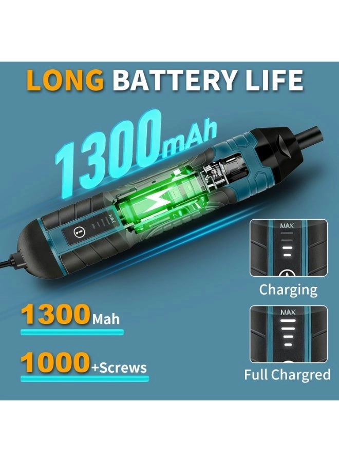 Electric Screwdriver Set - 105-piece USB-rechargeable 5Nm