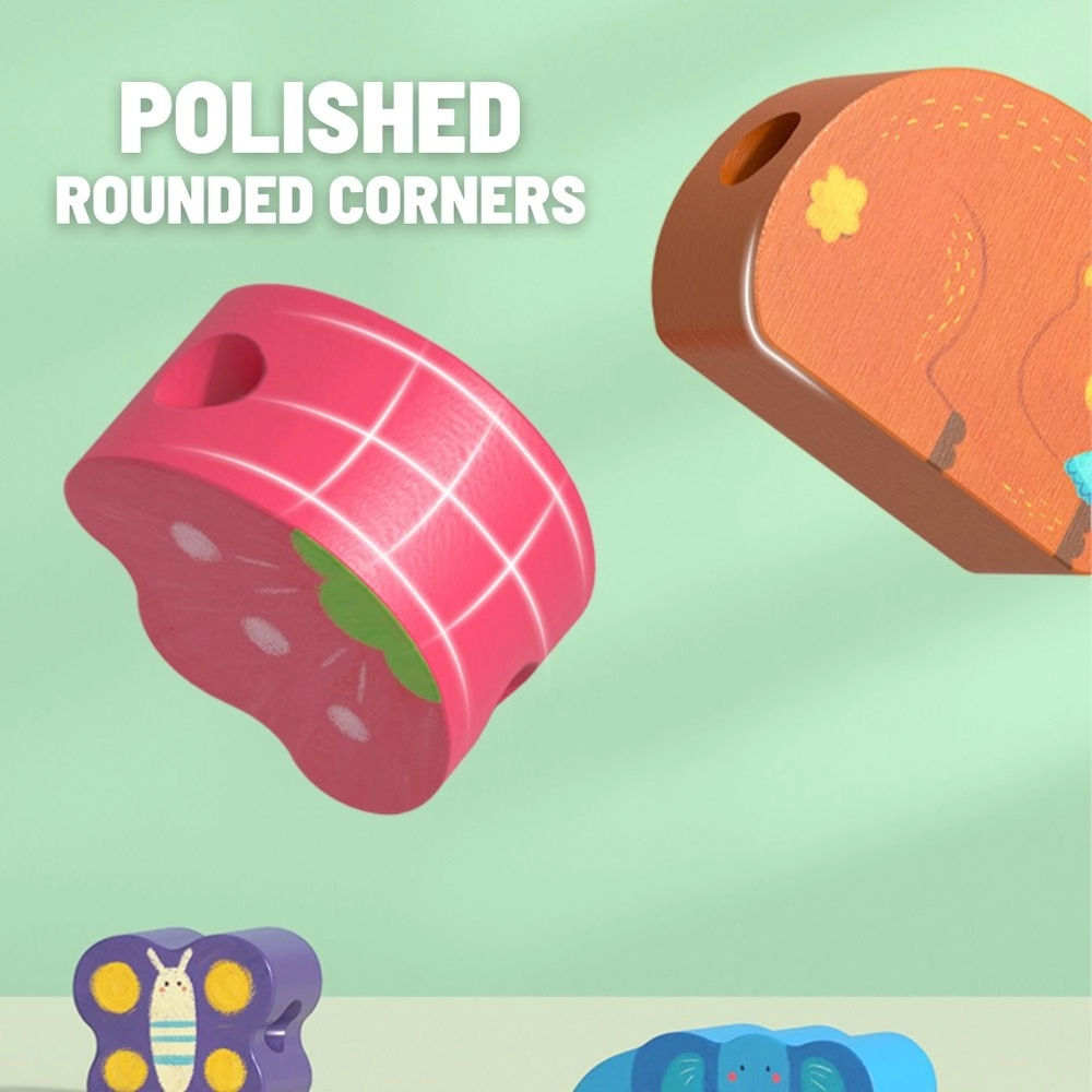 Lacing Beads Math - 18 Months