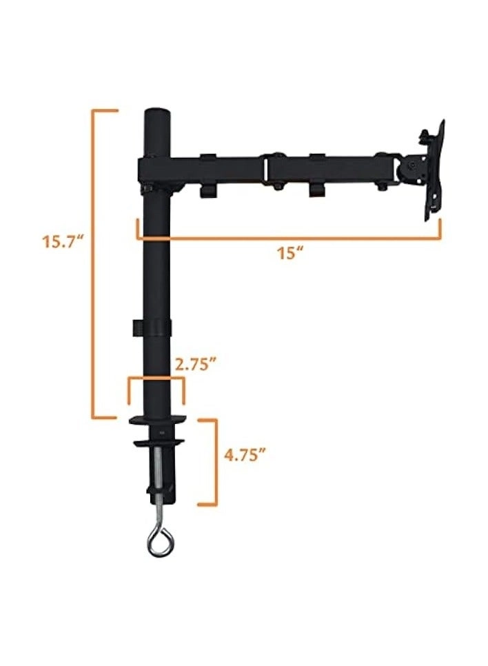 Monitor Mount Arm - Single 20 to 32 inches 75x75mm and 100x100mm