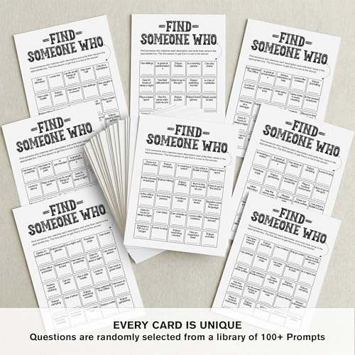 Office Bingo Cards - Adult 25