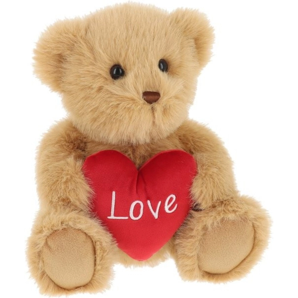 Keel Toys Sherwood Bear With Heart - 20 cm Brown