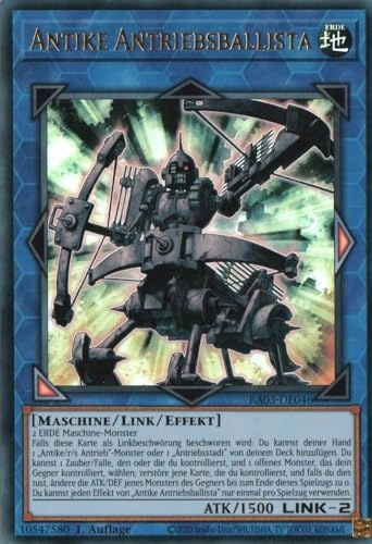 Yugioh Antique Drive Ballista RA03-DE046 - German 1st Edition