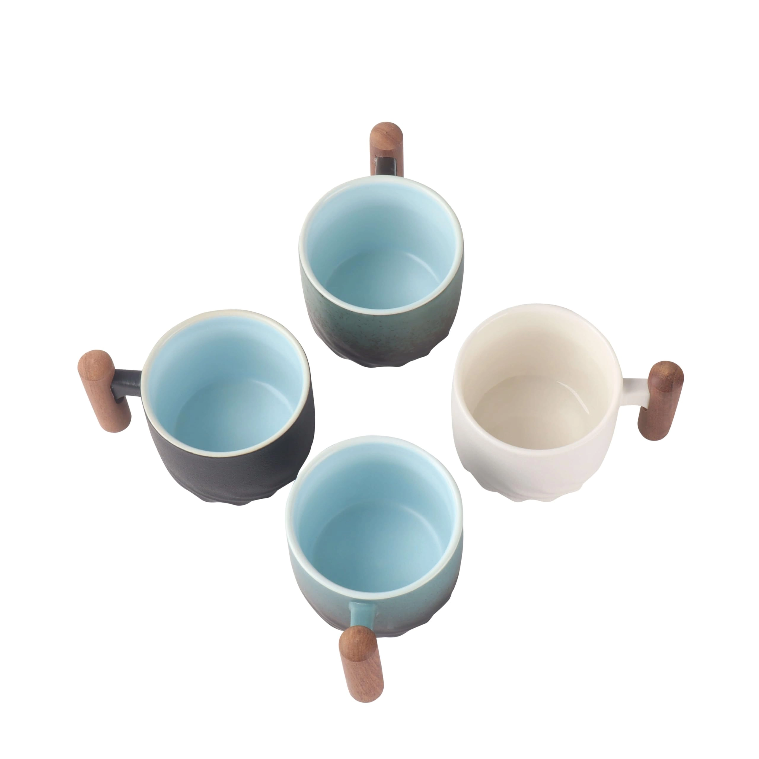 Espresso Cup - 2 pcs Wooden Handle