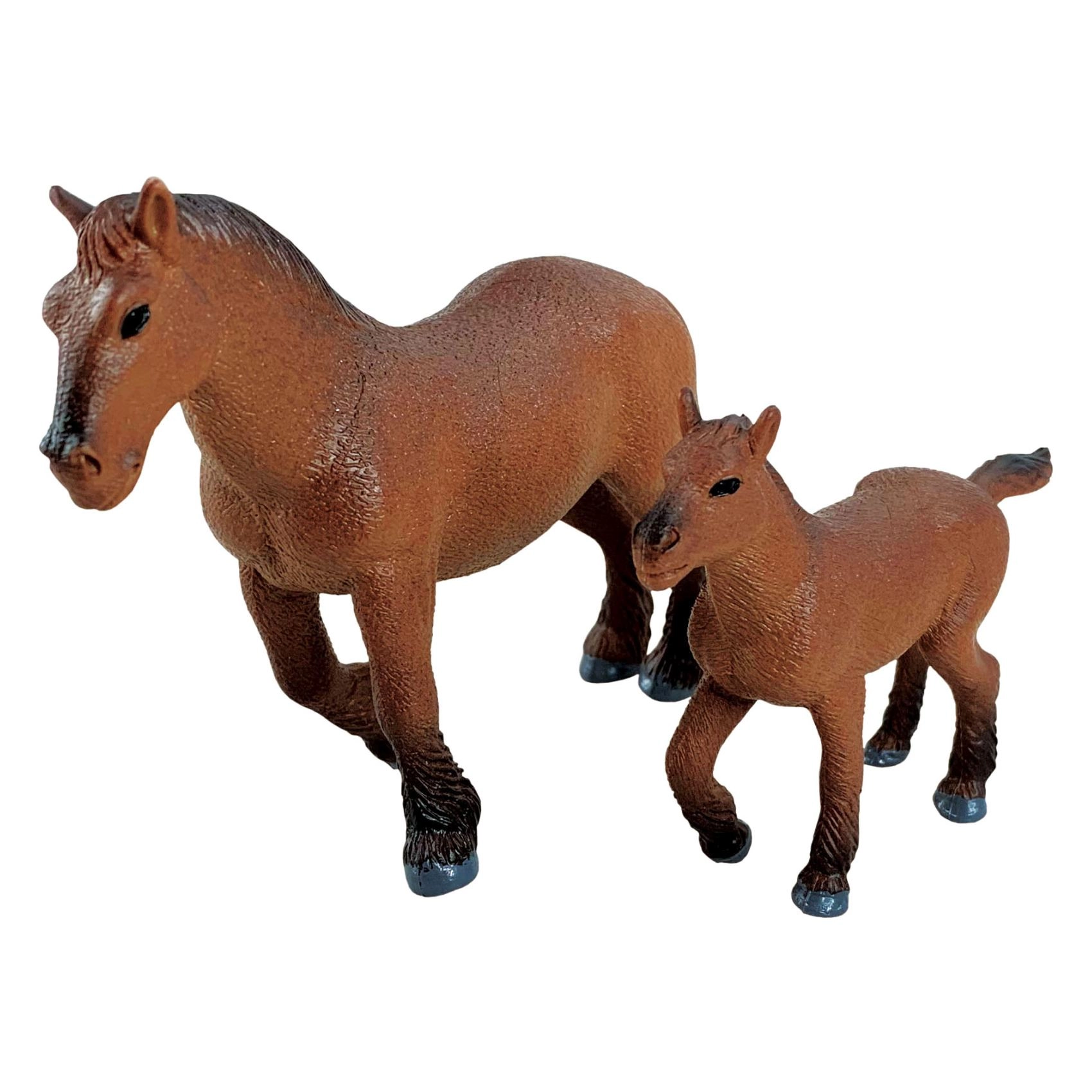 Carrefour Wenno Animal Planet Farm Animals Horses - 3 Years+ 2 PCS