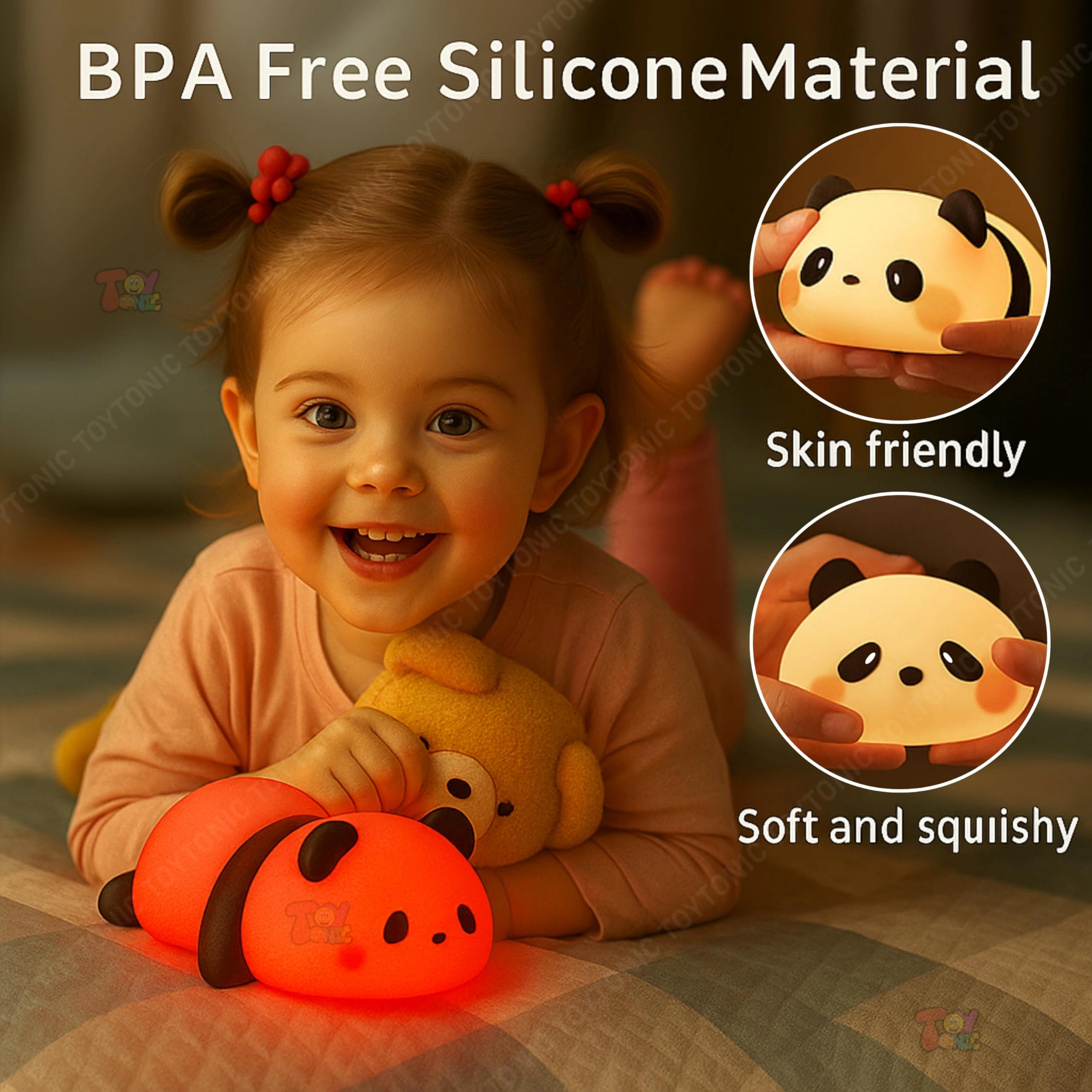 Panda Night Light - Battery Powered Sleeping Panda