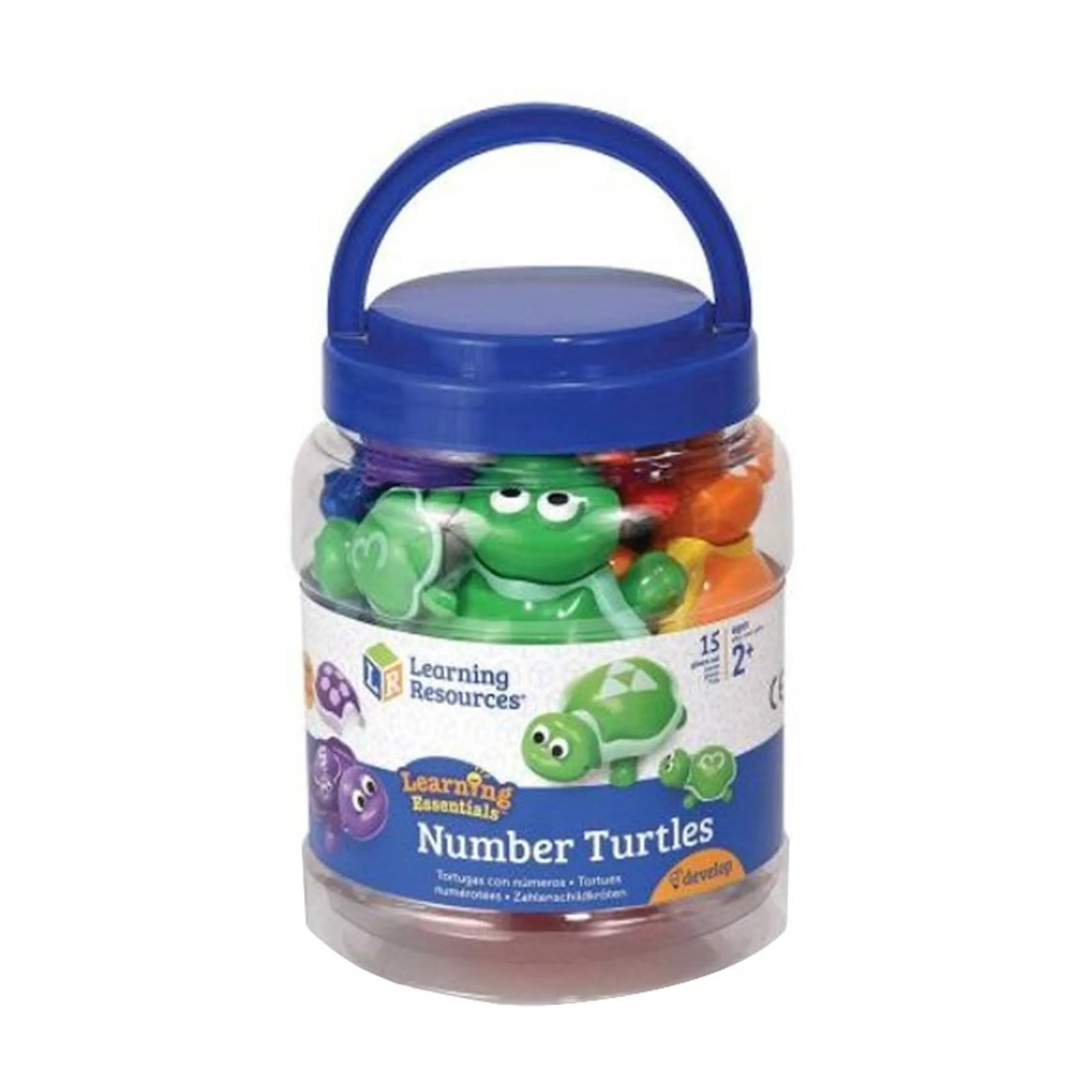 Learning Resources Snap-n-Learn Number Turtles - 3+ 15 pieces