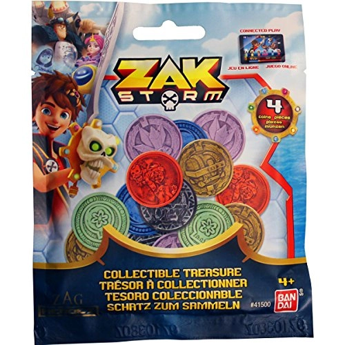 Zak Storm Collectable Coins PDQ - Multi-Colour Plastic (41500)