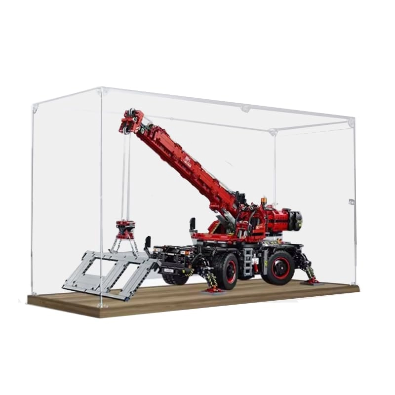 HCAEIOFJ Display Case (42082) - for Technic 42082 Wood Bottom