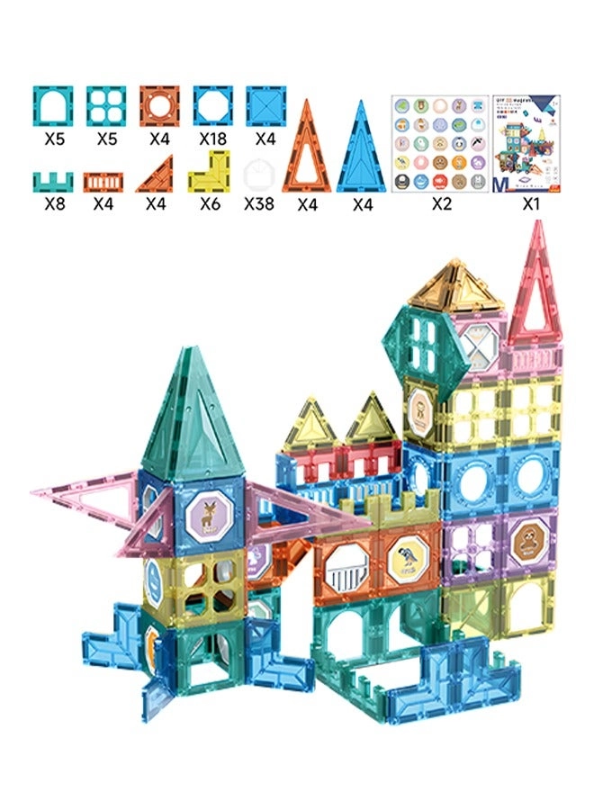 Magnetic Building Blocks - 108pcs