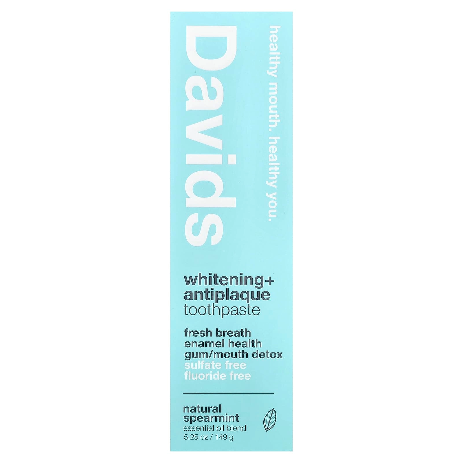 Whitening + Antiplaque Natural Spearmint Toothpaste 149 g