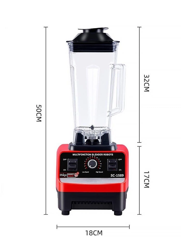 Commercial Blender Mixer Juicer - 4500W