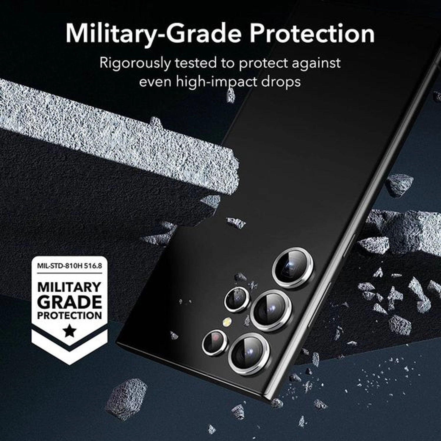 Lens Protectors Galaxy S23 Ultra - Tempered Glass Military-Grade