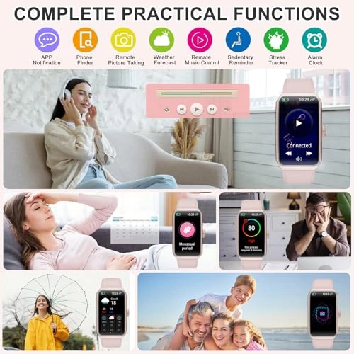 Fitness Tracker - 1.47" Display 24/7 Heart Rate Blood Oxygen