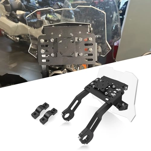 Multi-function Bracket Windshield Fairing Kit - FOR 450 Scrambler 2024 2023 Black Handlebar Mount
