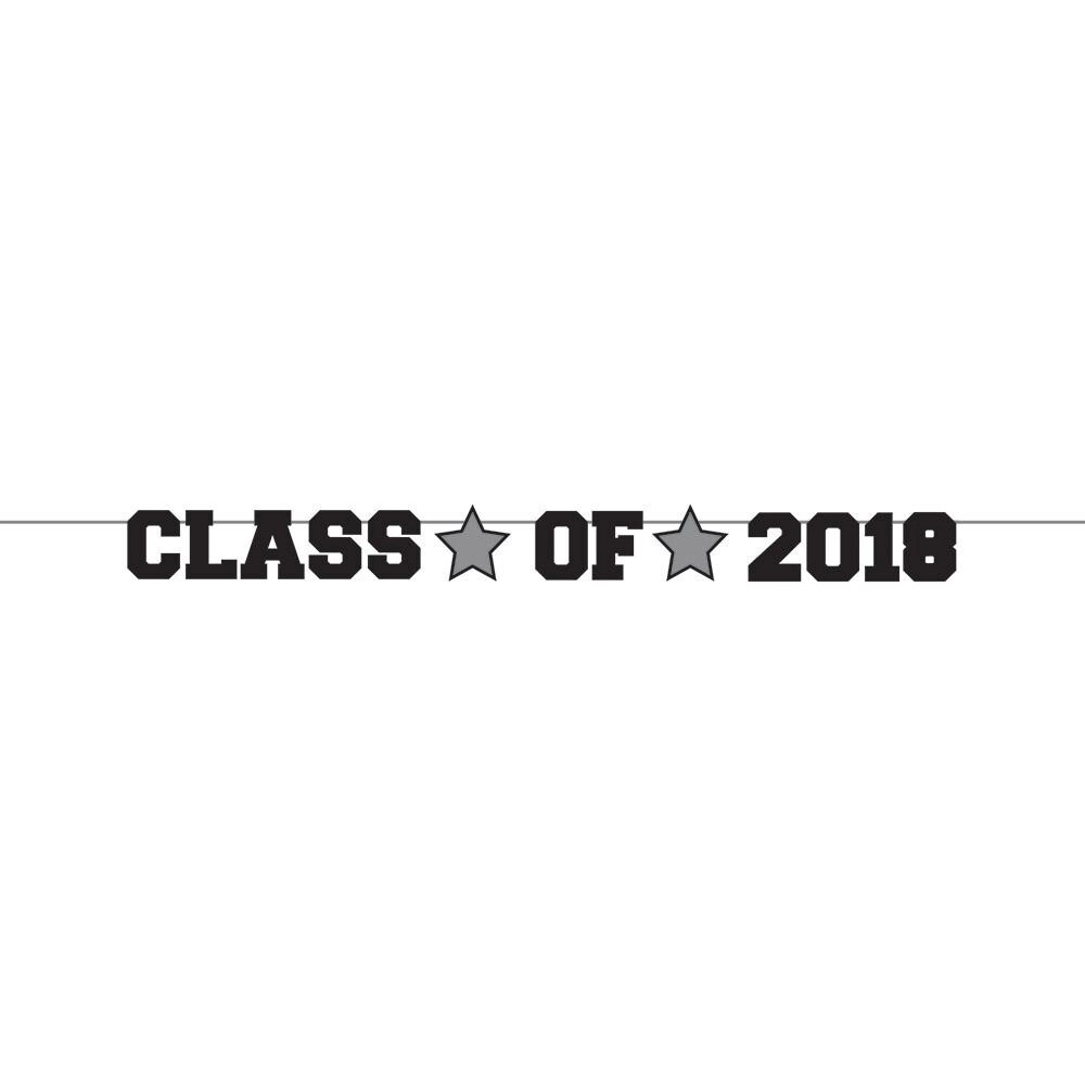CREATIVE CONVERTING Class Of 2018 Ribbon Banner