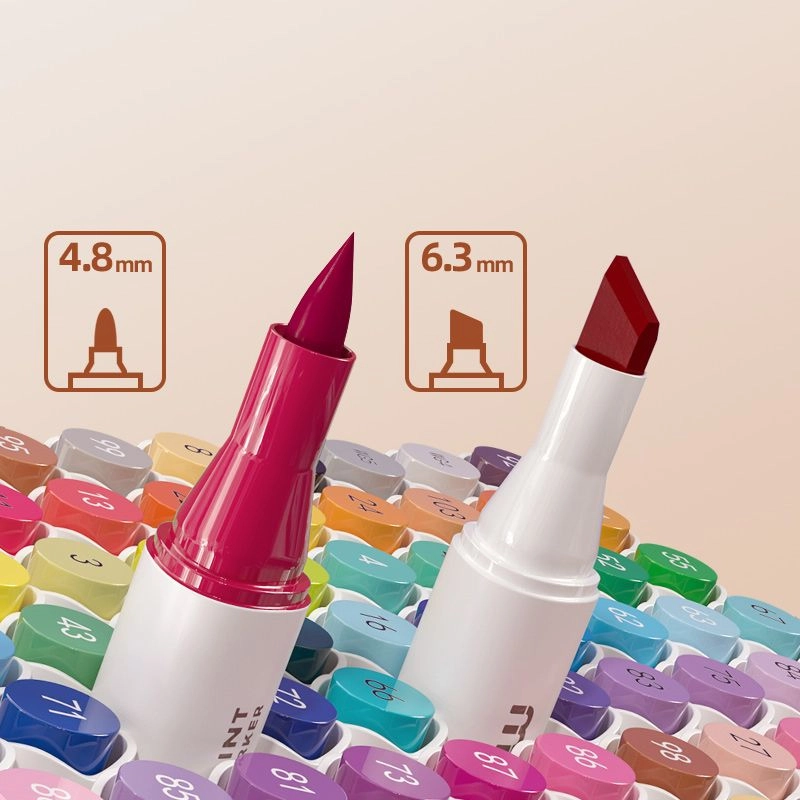 Dual Tip Markers - Multi Colour broad chisel and fine pointnibs