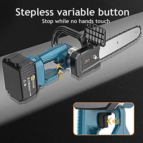 Mini Electric Cordless Chainsaw - 8 inch Brushless 3.0AH