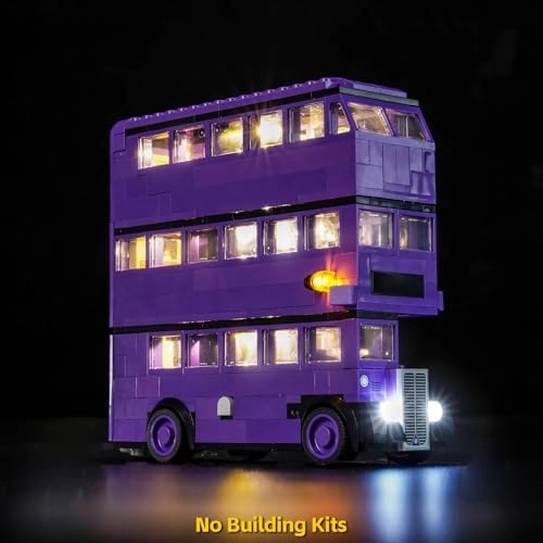 LED Light Set - Compatible with 76446 Knight Bus Adventure Battery Powered