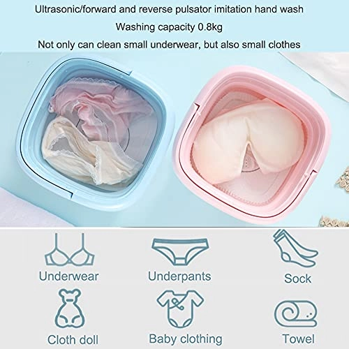Portable Washing Machine,Turbine Folding Mini Usb Laundry Washer,Perfect For Apartments, Rvs And Small Space Living Shandongmt (Color : B)