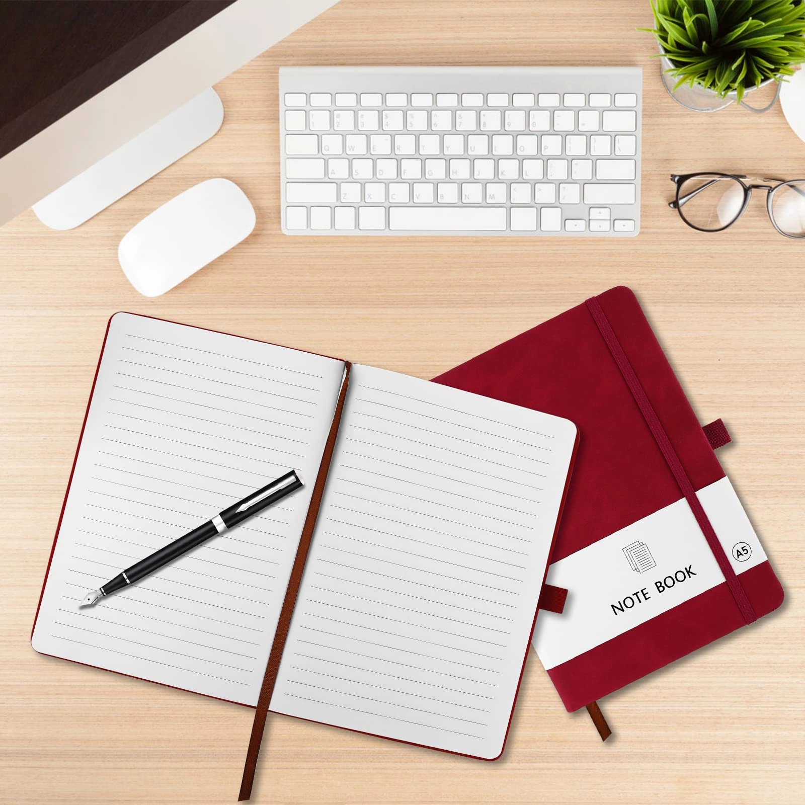 A5 Notebook A5 Hardcover - Lined 100 Sheets