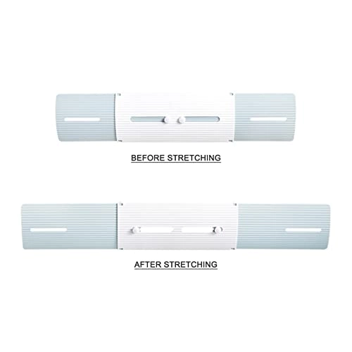 Air Conditioner Deflector - Adjustable Blue and White 540-700mm