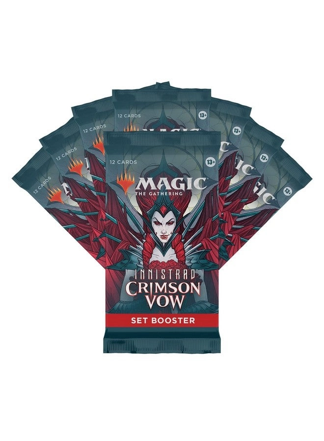 Innistrad: Crimson Vow Set Booster - 8pcs + Innistrad: Crimson Vow Collector Booster - 1pcs + Innistrad: Crimson Vow Accessories - 40pcs