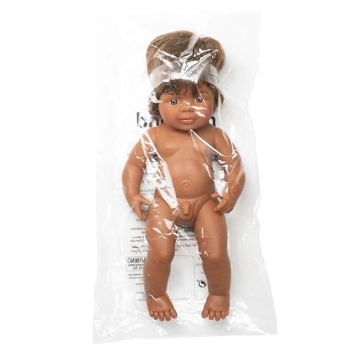 Australian Aboriginal Baby Doll - 15 inch Vinyl Anatomically Correct Ages 10+