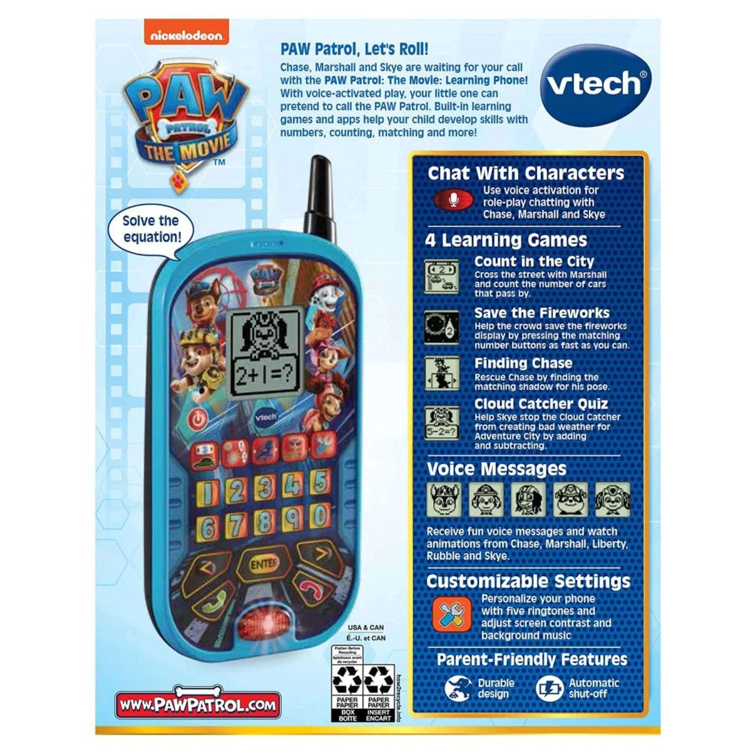 Paw Patrol The Movie Learning Phone - 2+