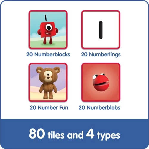 Numberblocks Memory Match Game - 3-5 80 pieces
