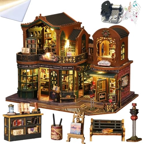 Miniature Wooden Dollhouse Furniture Kit - Creative Room 1:24