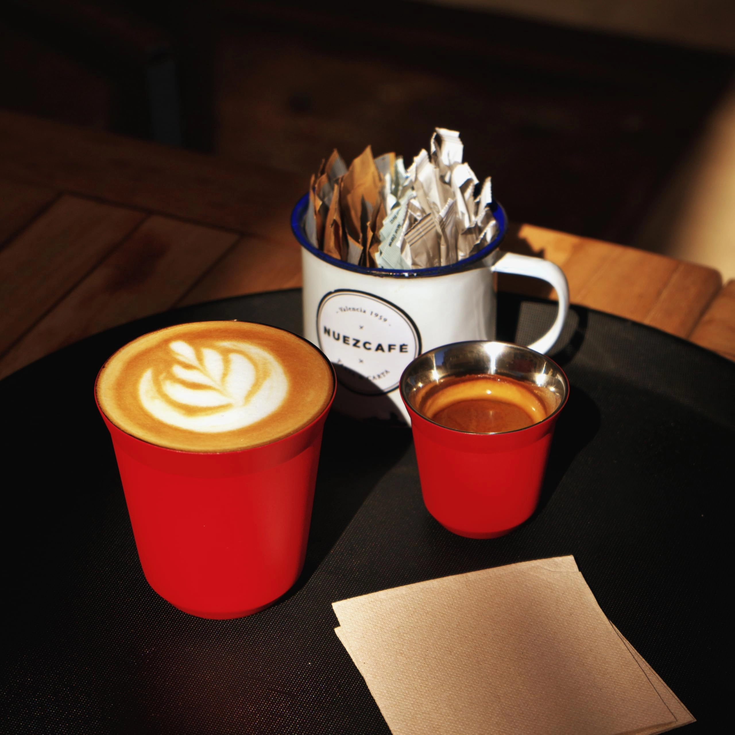Flat White Cup - 2 pcs - Ruby - 250 ml