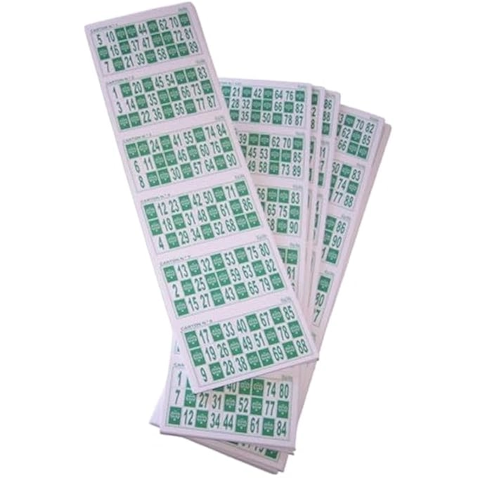 rayihni 210 REUSABLE BOXES - Chips Not Included For 90 Ball Bingo