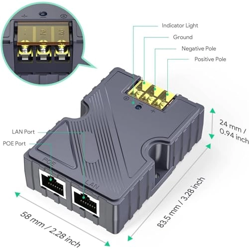 PoE Injector - 48V 150W 10/100/1000 Mb/s