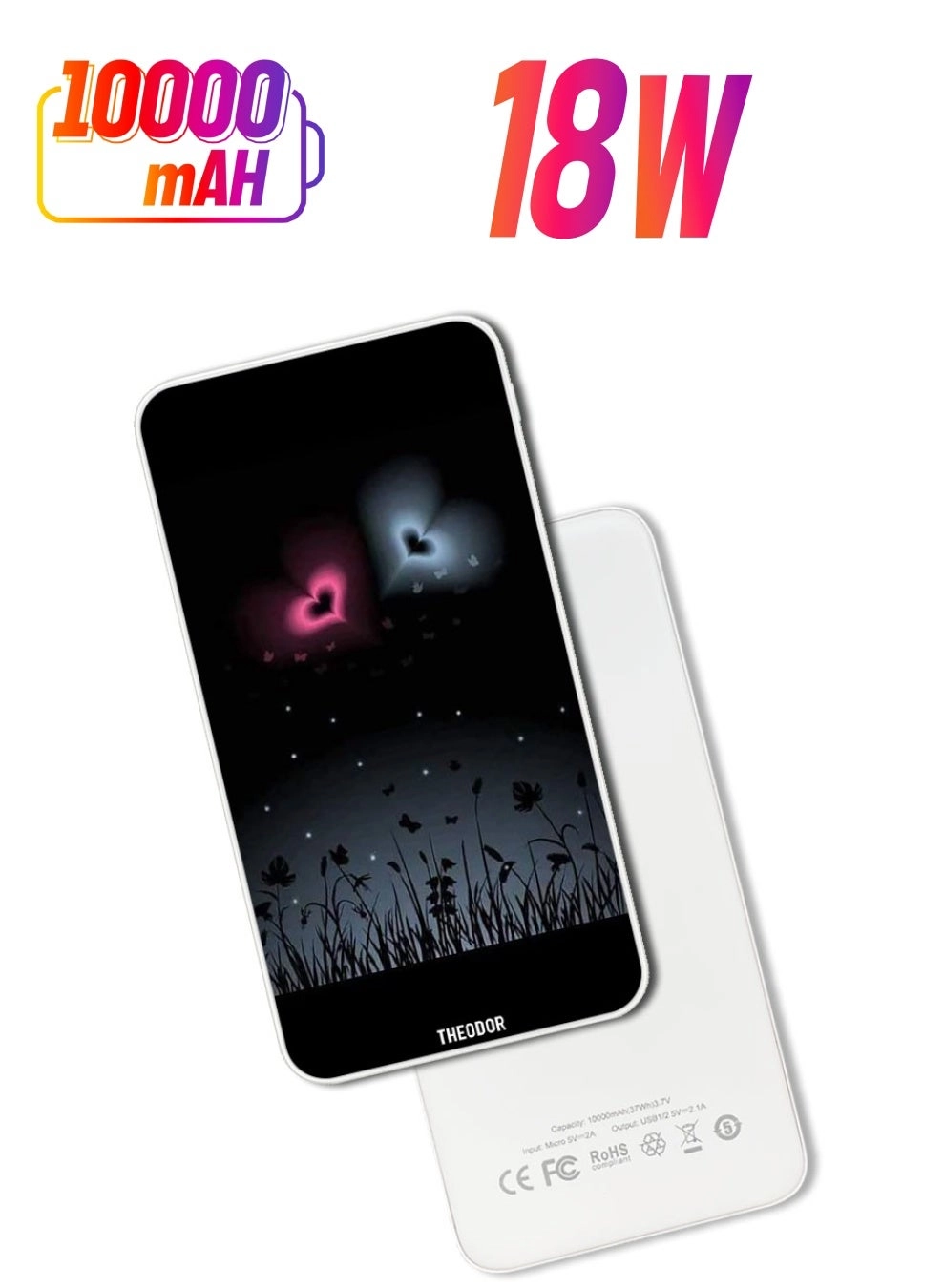 Theodor PPBA648 - 10000mAh 18W PD