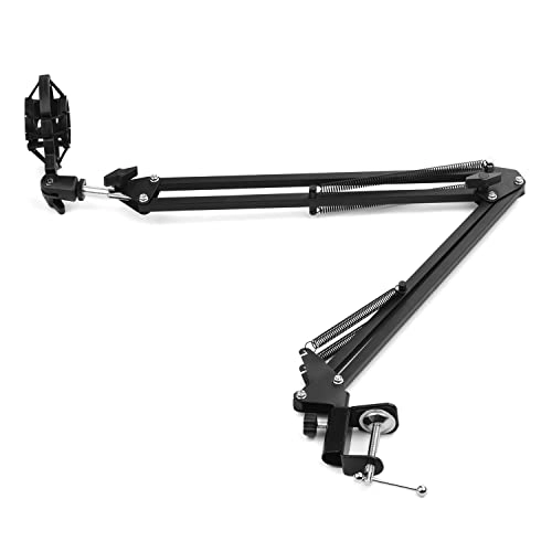 Adjustable Foldable Microphone Stand - Heavy Duty Alloy Steel