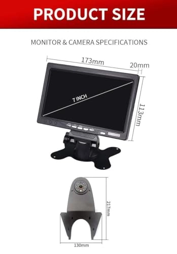 AHD 1080P Brake Light Reverse Camera - Night vision