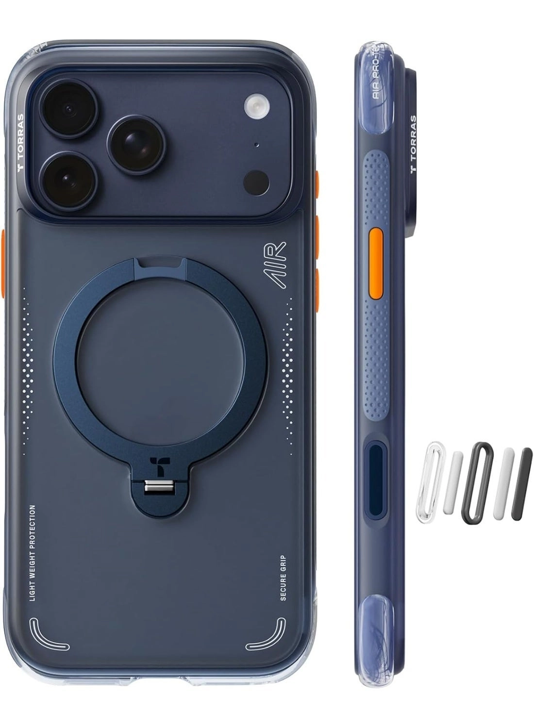 Torras Ostand Q3 Air Case with MagSafe for iPhone 17 Pro