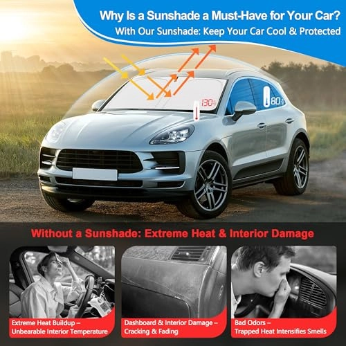 Windshield Sun Shade - Merce-des C250|C300 2015|2016|2017|2018|2019|2020|2021