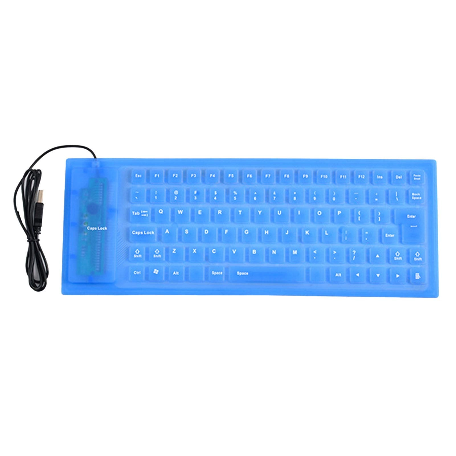 Foldable Soft Silicone Gaming Keyboard - Wired