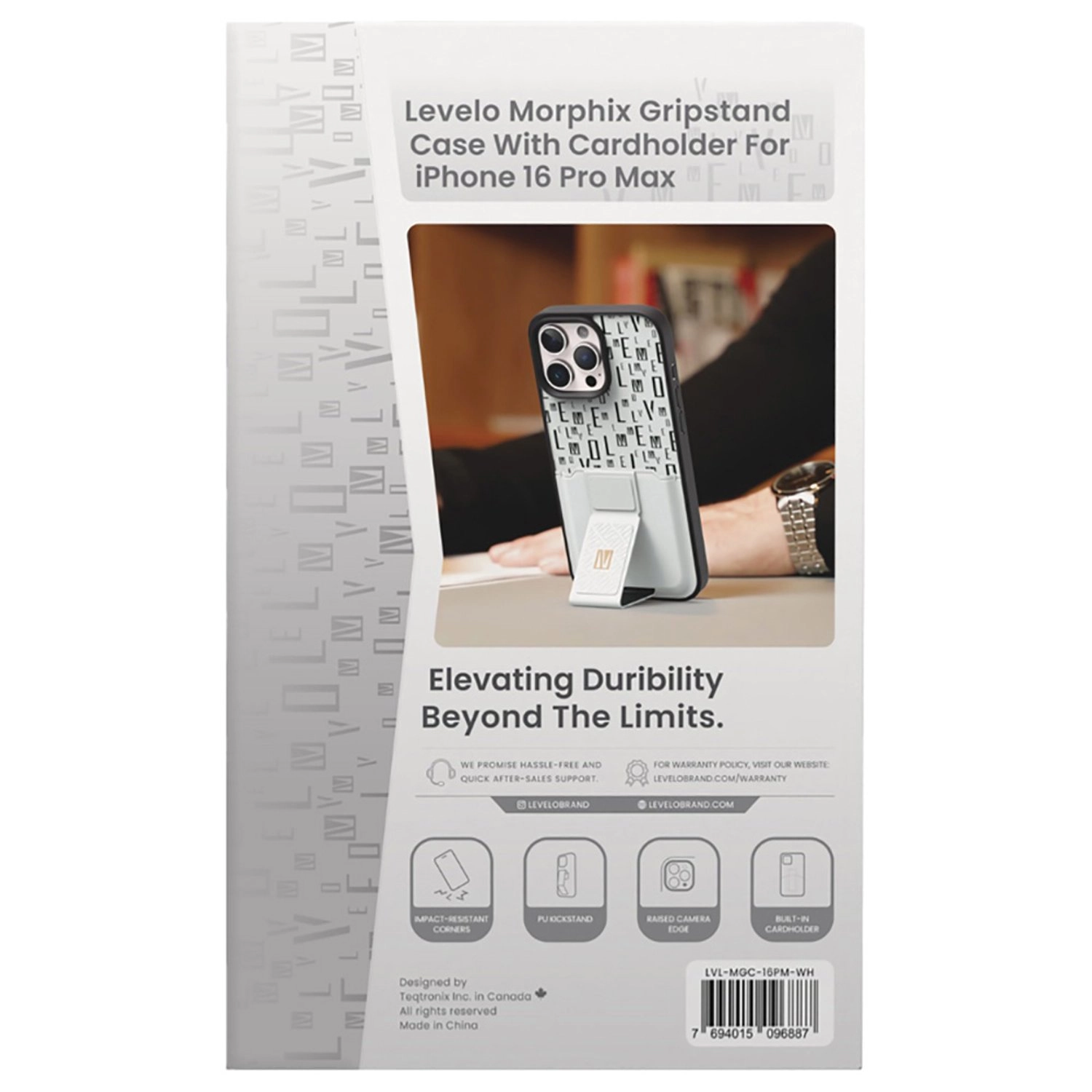 Morphix Cuero Gripstand Case for iPhone 16 Pro Max