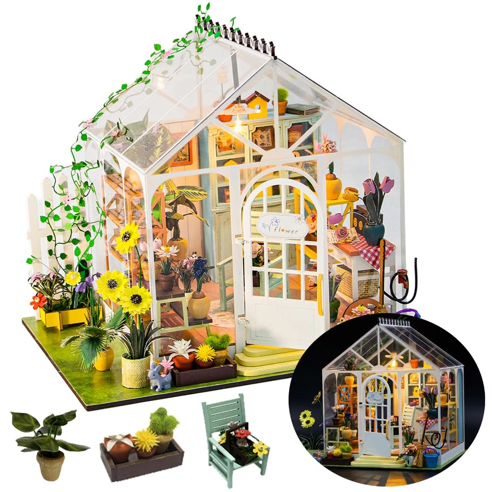 DIY House Craft Kit - Without Dust Cover Paper Wood